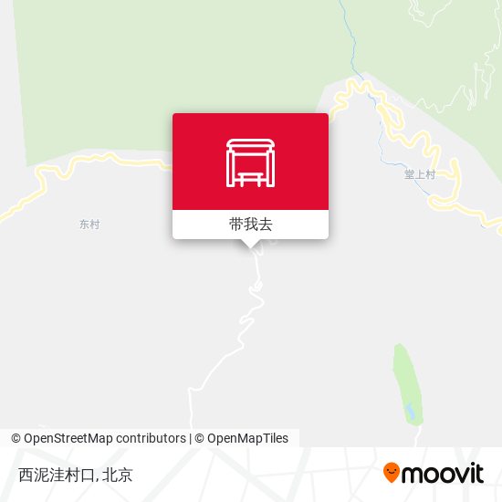 西泥洼村口地图