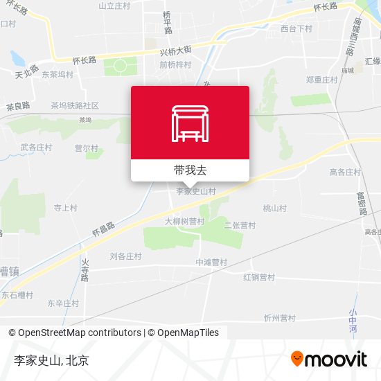 李家史山地图