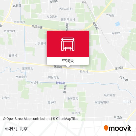 韩村河地图