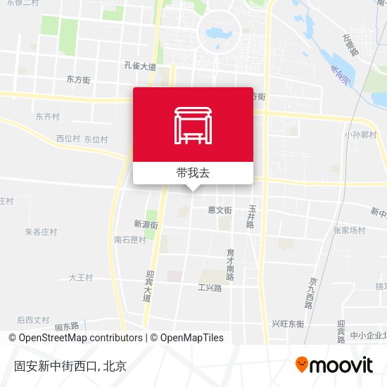 固安新中街西口地图