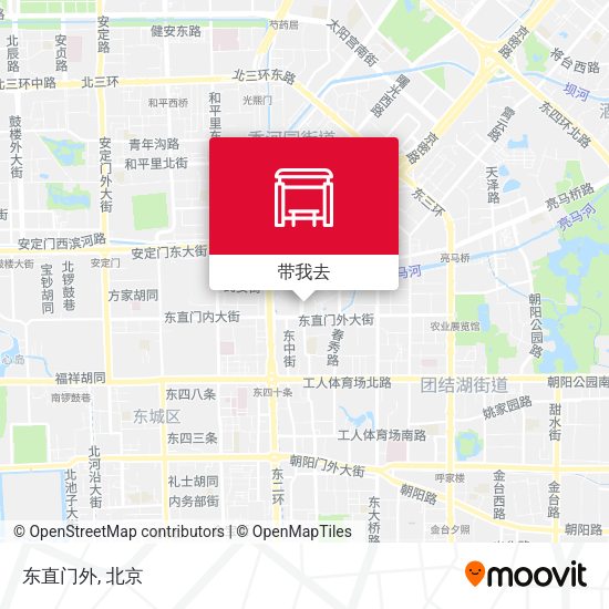 东直门外地图