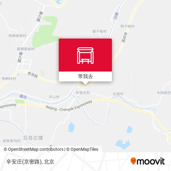辛安庄(京密路)地图