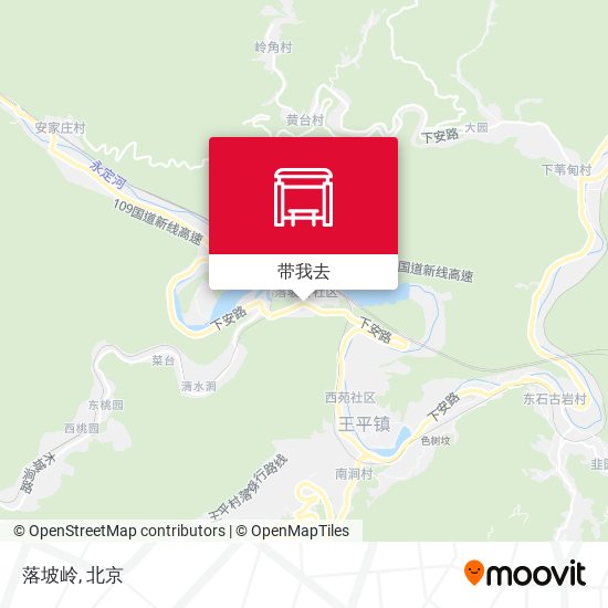 落坡岭地图