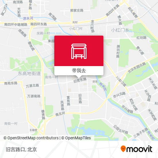旧宫路口地图