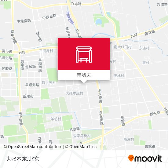 大张本东地图