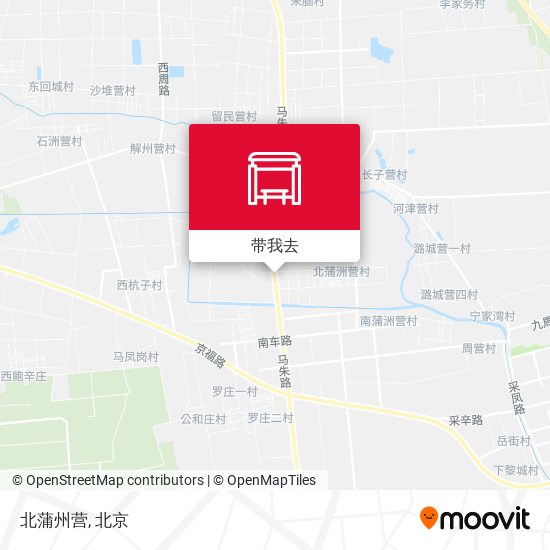 北蒲州营地图