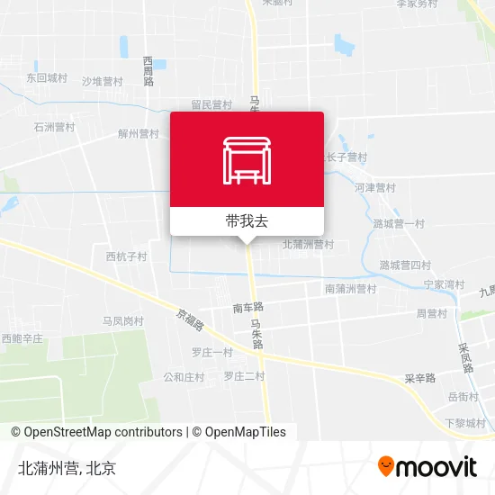 北蒲州营地图