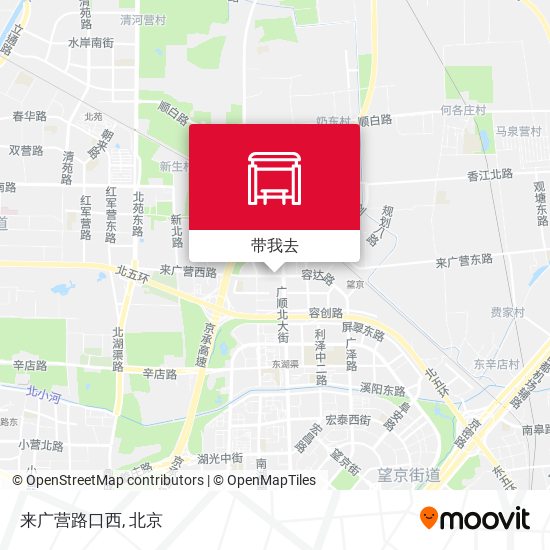 来广营路口西地图