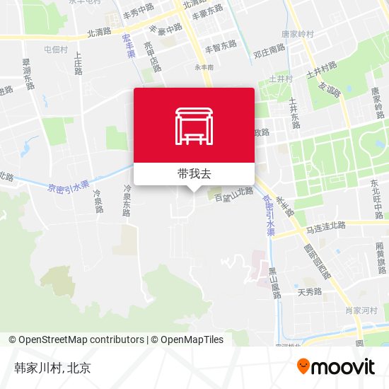 韩家川村地图