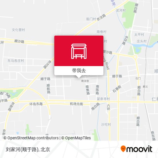 刘家河(顺于路)地图