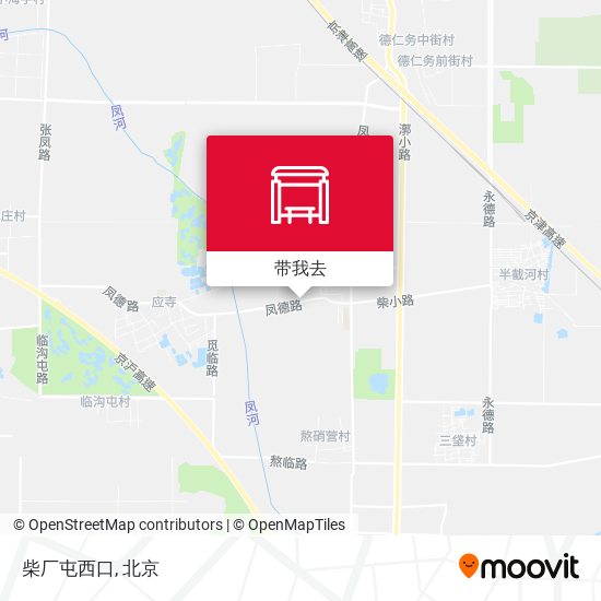 柴厂屯西口地图