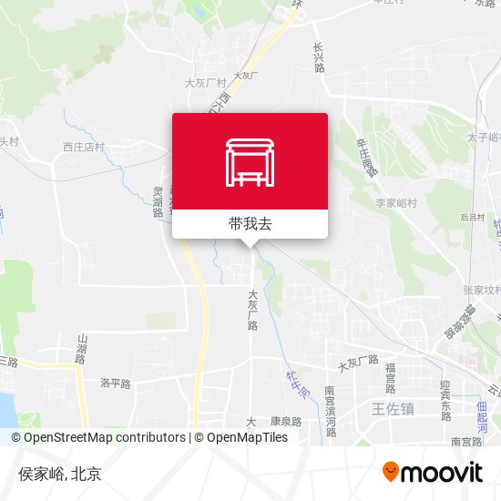 侯家峪地图