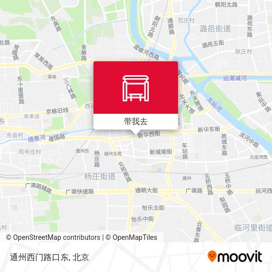 通州西门路口东地图