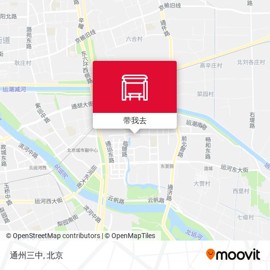 通州三中地图