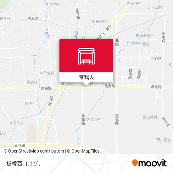 板桥西口地图