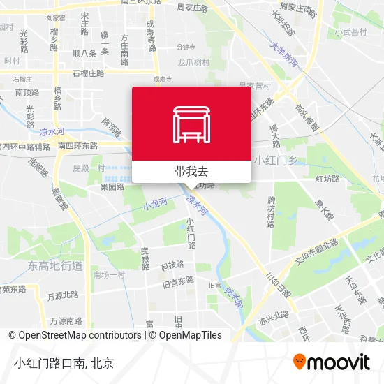 小红门路口南地图