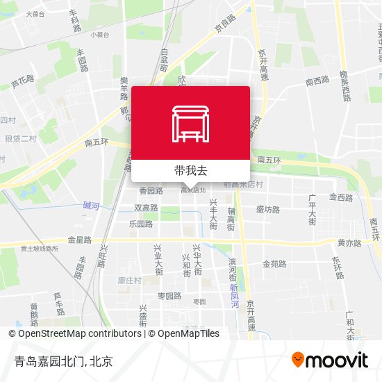 青岛嘉园北门地图