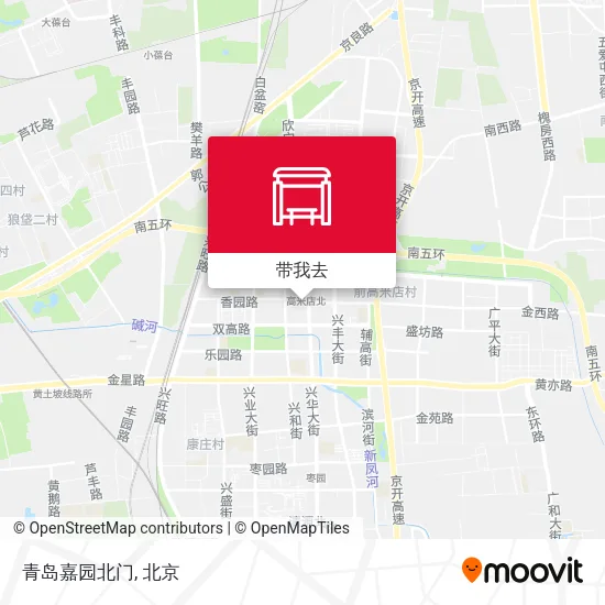 青岛嘉园北门地图