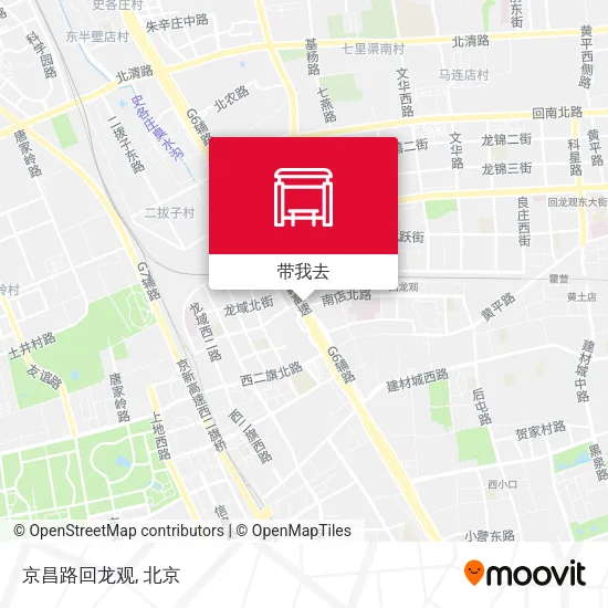 京昌路回龙观地图