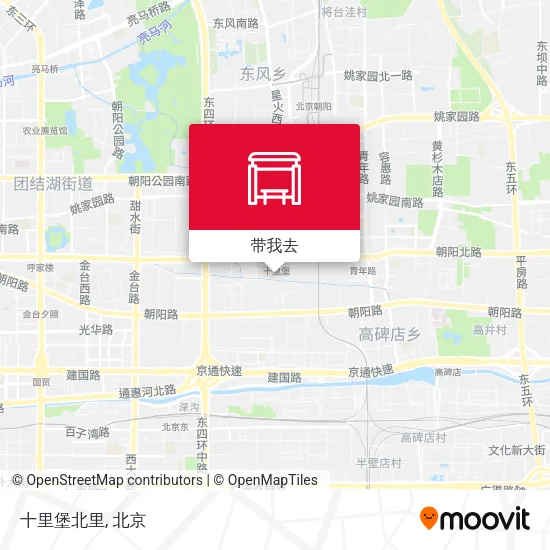 十里堡北里地图