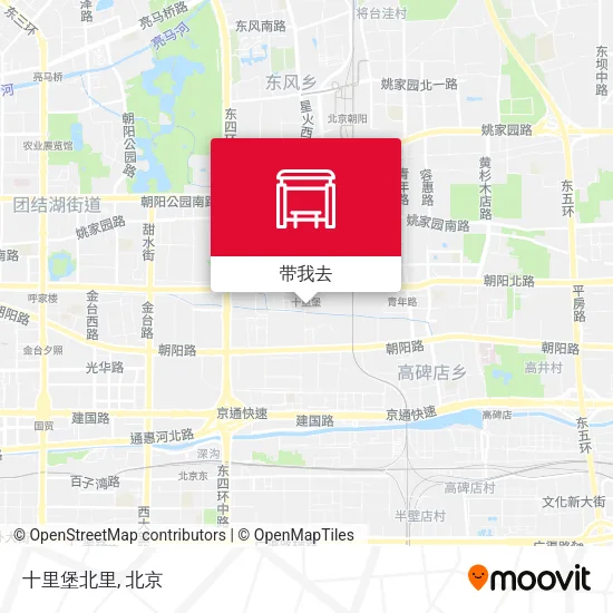 十里堡北里地图