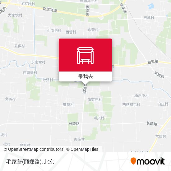 毛家营(顾郑路)地图