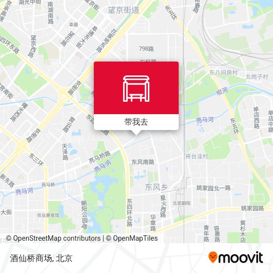 酒仙桥商场地图