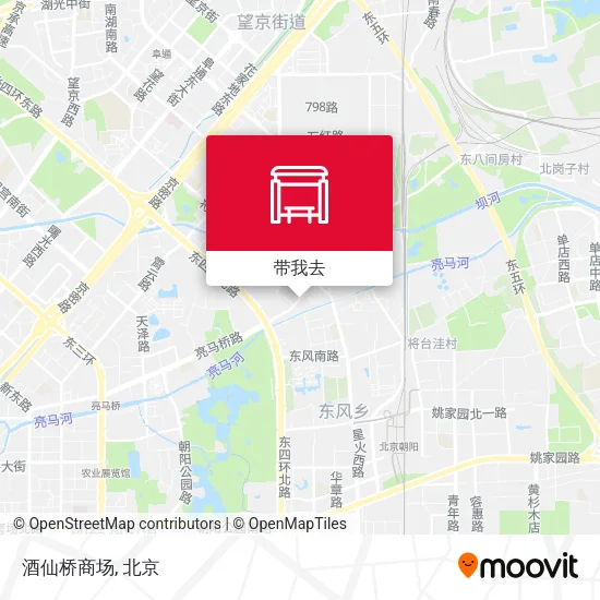 酒仙桥商场地图
