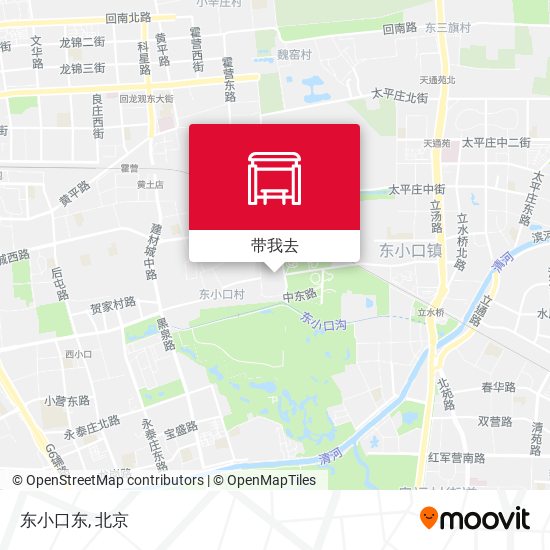 东小口东地图