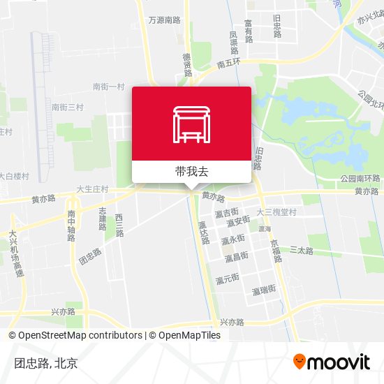 团忠路地图