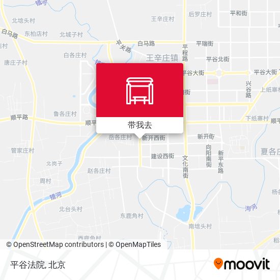 平谷法院地图