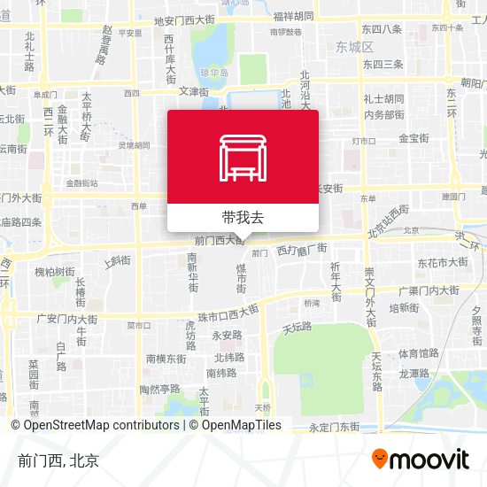 前门西地图