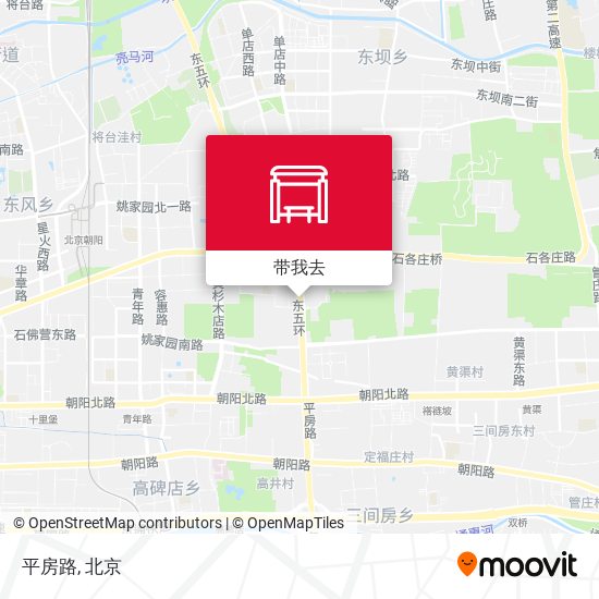 平房路地图