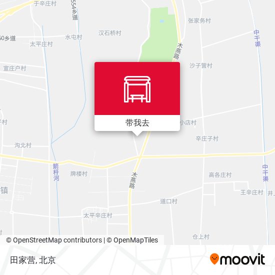 田家营地图