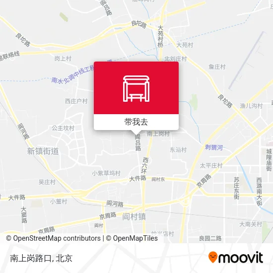 南上岗路口地图
