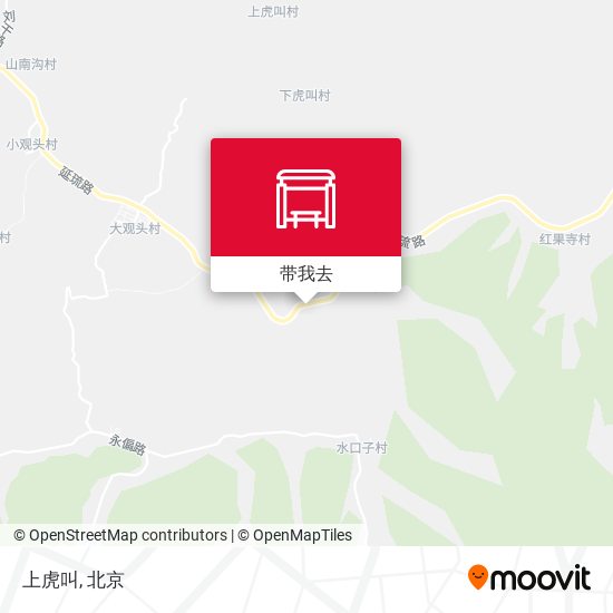 上虎叫地图