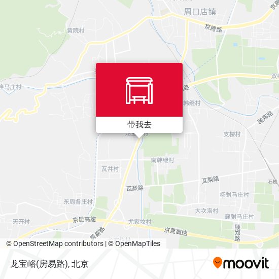 龙宝峪(房易路)地图