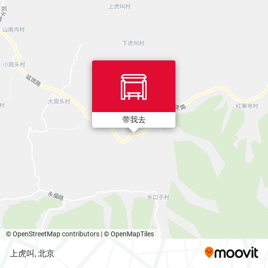 上虎叫地图