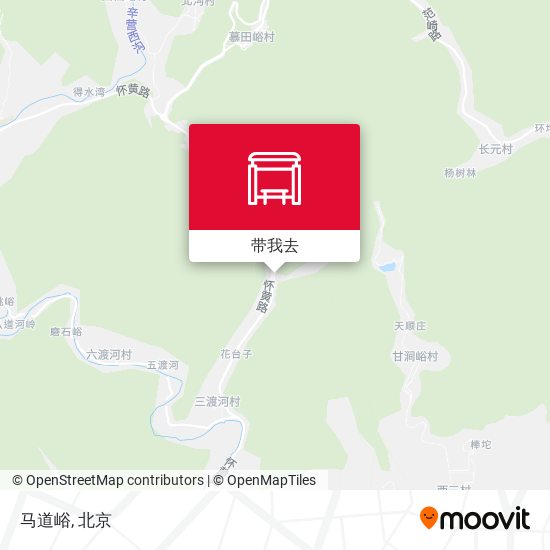 马道峪地图
