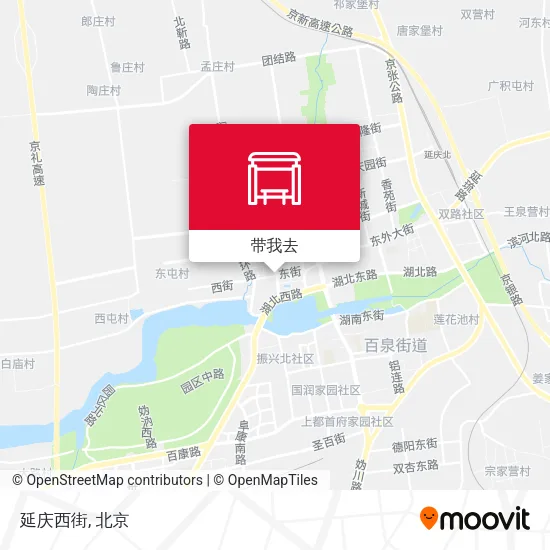 延庆西街地图