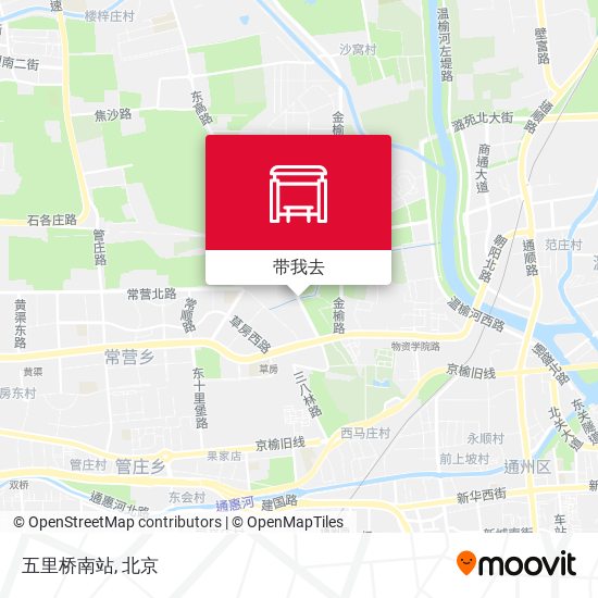 五里桥南站地图