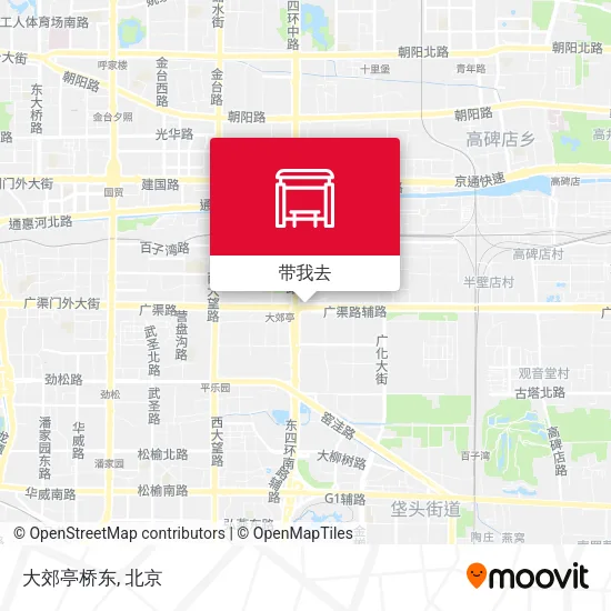 大郊亭桥东地图