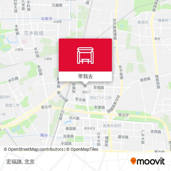 宏福路地图