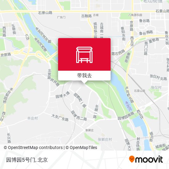 园博园5号门地图