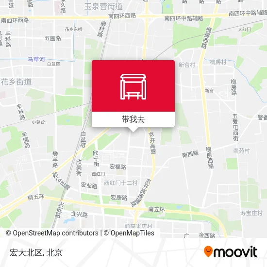 宏大北区地图