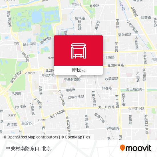 中关村南路东口地图