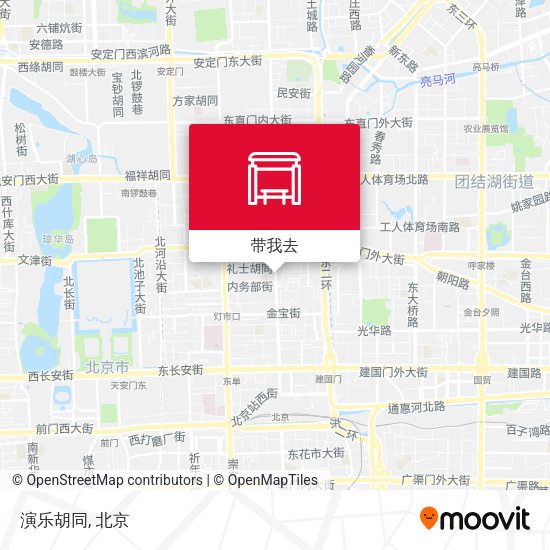 演乐胡同地图