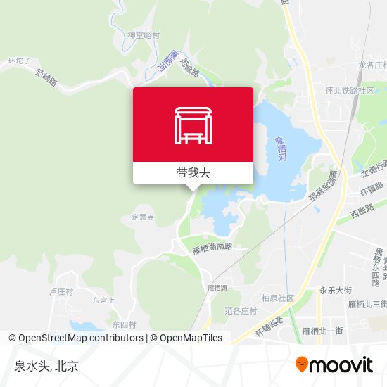 泉水头地图