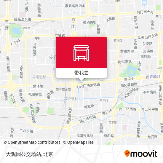 大观园公交场站地图