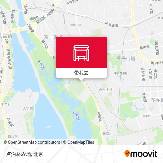 卢沟桥农场地图